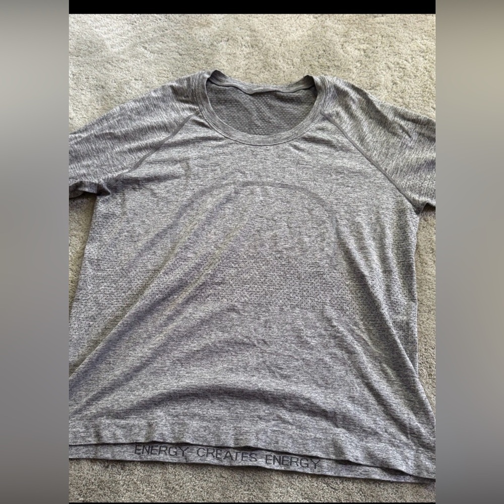 lululemon athletica Gray Long Sleeve Tee